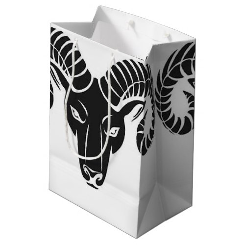 Ram Head Medium Gift Bag