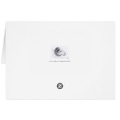 Ram Head Original Drawing Greeting Card (Back Horizontal)