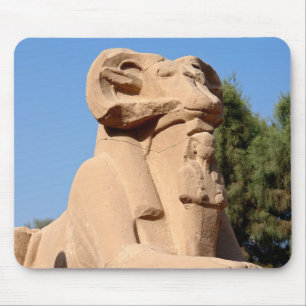Ram-headed Sphinx in Karnak Temple - Egypt Mouse Pad