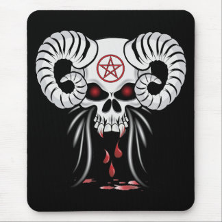 Ram Horned Skull Mouse Pad