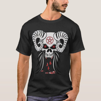 Ram Horned Skull T-Shirt