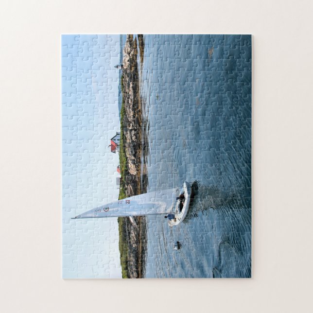 Ram Island Lighthouse, Maine Jigsaw Puzzle (Vertical)