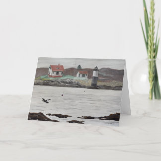 Ram Island Maine Thank You Card