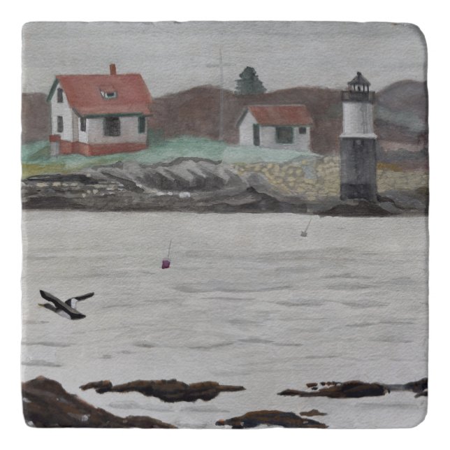 Ram Island Maine Trivet (Front)