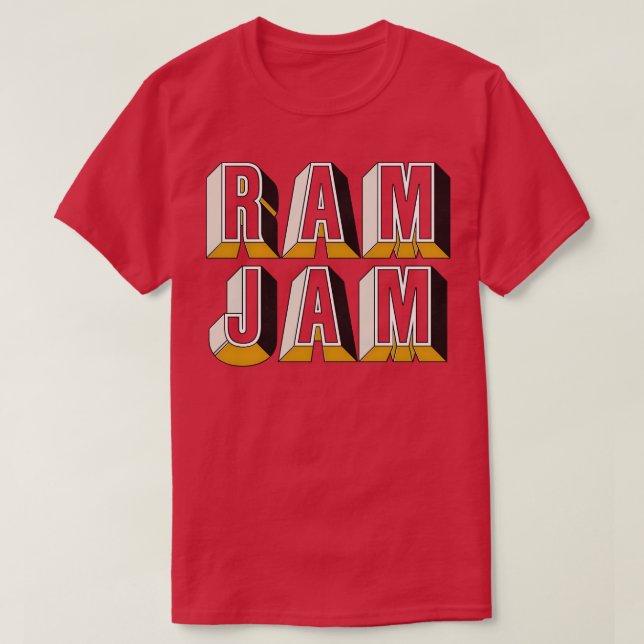 Ram Jam 70s Rock T-Shirt (Design Front)