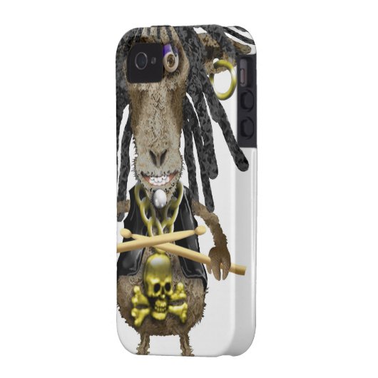 Ram Kebab a Heavy Metal rock SHEEP Case-Mate iPhone Case (Back Left)