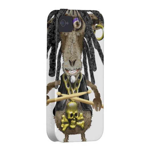 Ram Kebab a Heavy Metal rock SHEEP Case-Mate iPhone Case (Back/Right)