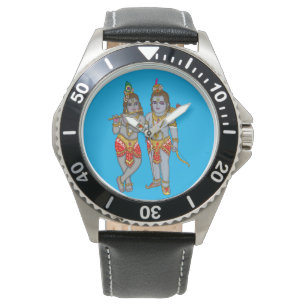 Ram & Krishna Wall Clock Watch
