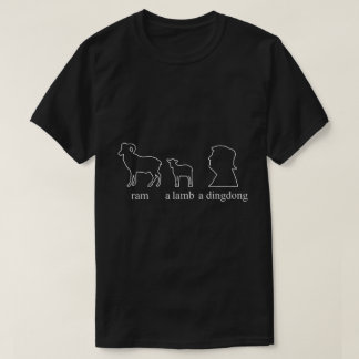 Ram Lamb Dingdong Funny Meme Tee