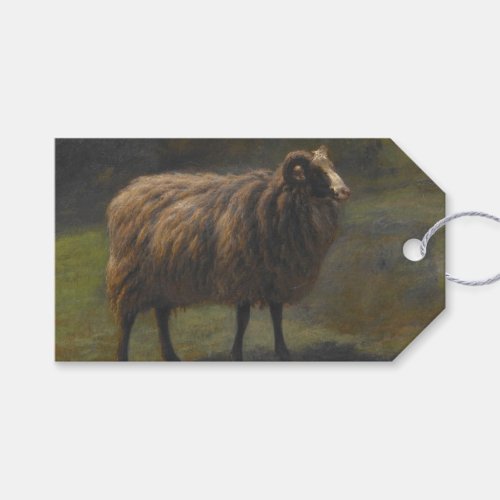 Ram Male Sheep on the Farm by Rosa Bonheur Gift Tags