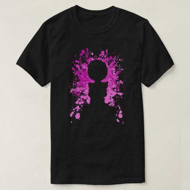 Ram Paint Splatter Anime Manga Shirt (Design Front)