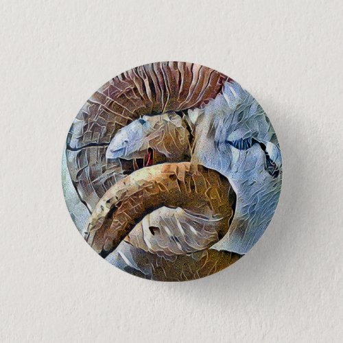 RAM SHEEP FARM ANIMAL BUTTON