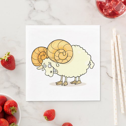 Ram Sheep Paper Napkins