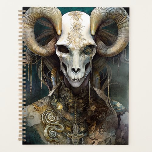 Ram Skull Surreal Fantasy Art Planner
