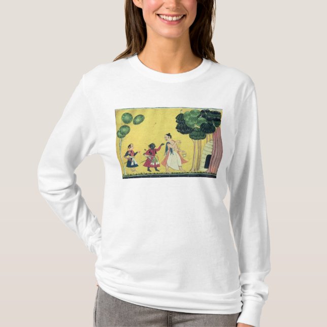 Rama and Lakshmana accompanied by Visvamitra T-Shirt (Front)