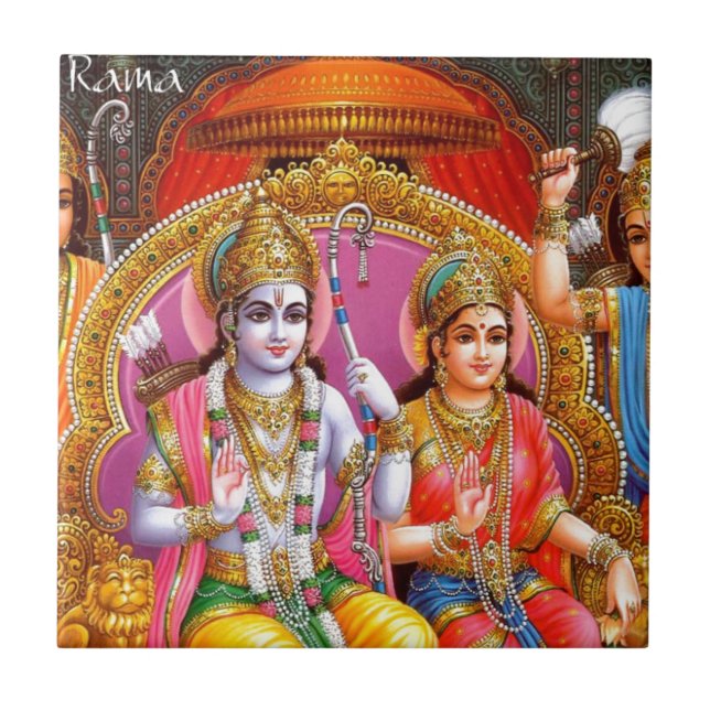 RAMA AND SITA TILE (Front)