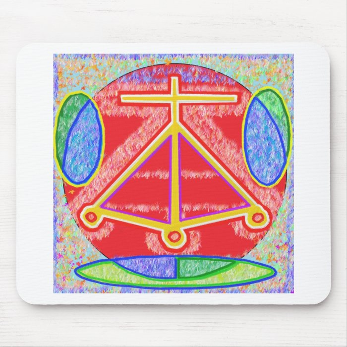 RAMA   Karuna Reiki Healing Sign by Navin Joshi Mousepad