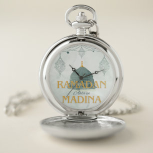 Ramadan ahla in madina Ramadan mubarakPocket Watch