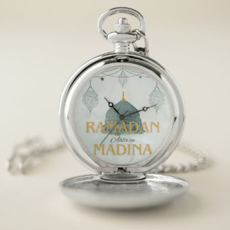 Ramadan ahla in madina Ramadan mubarakPocket Watch