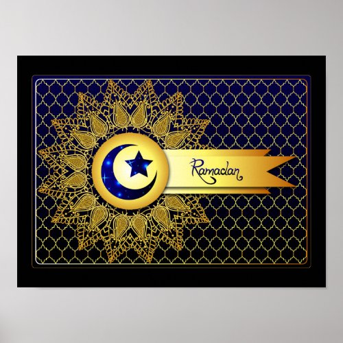 Ramadan Al Adha and Fitr Islamic Poster