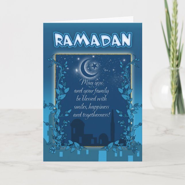 Ramadan Card Blue (Front)