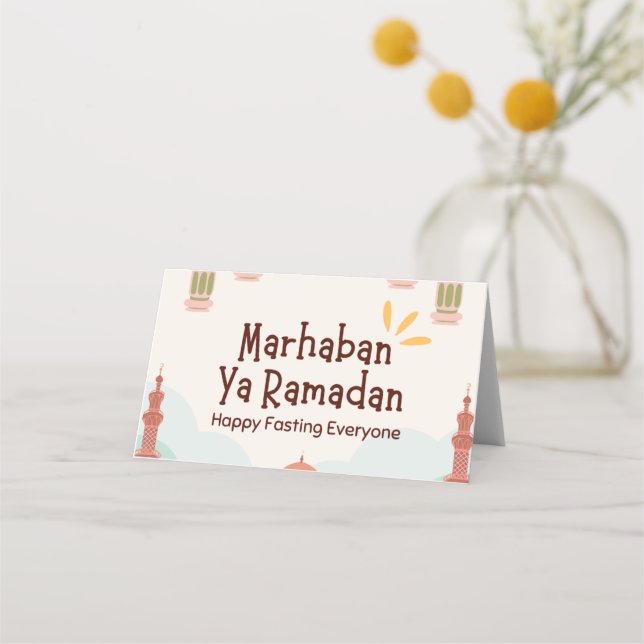 Ramadan card for Muslims (Front)