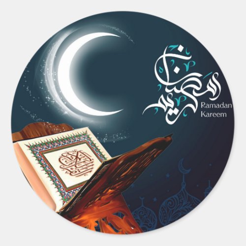 Ramadan Classic Round Sticker