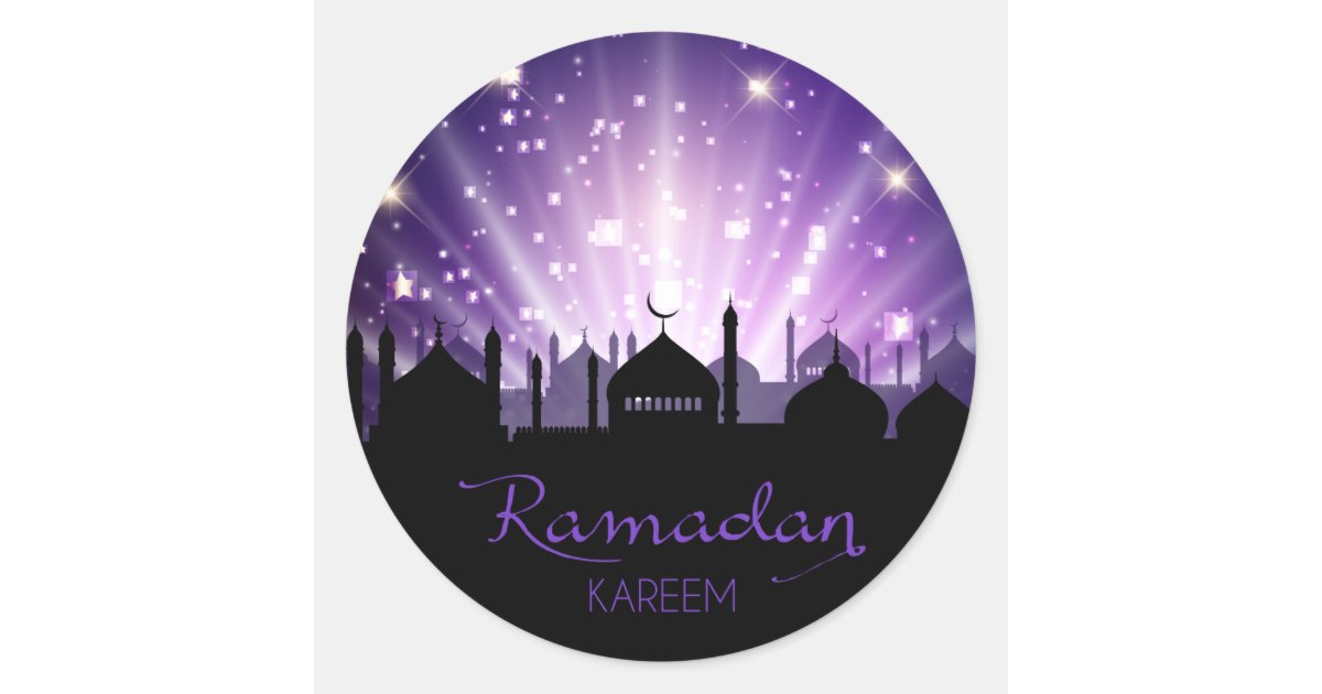 Ramadan Classic Round Sticker