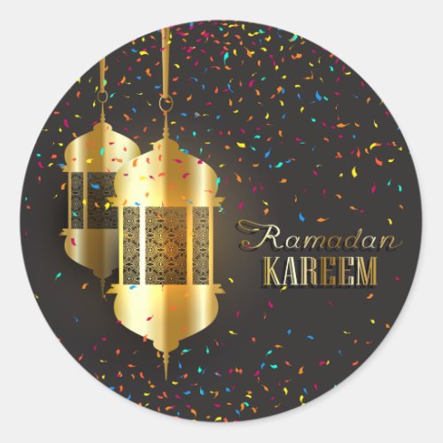 Ramadan Classic Round Sticker