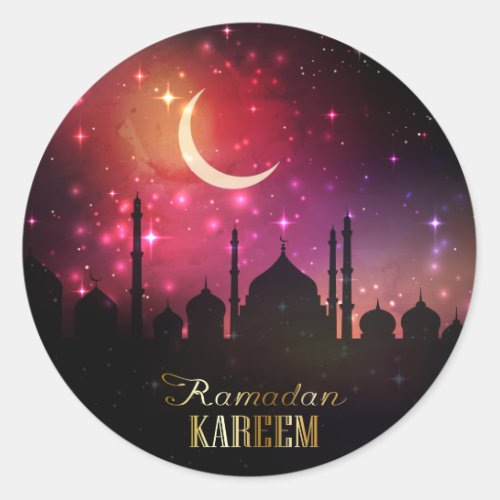 Ramadan Classic Round Sticker