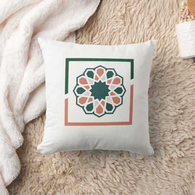 Ramadan Decoration Geometric pattern Throw Pillow (Blanket)