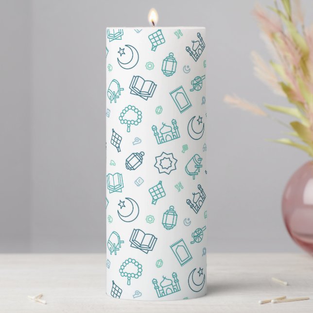 Ramadan Doodles Candle (In Situ)