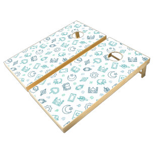Ramadan Doodles Cornhole Set