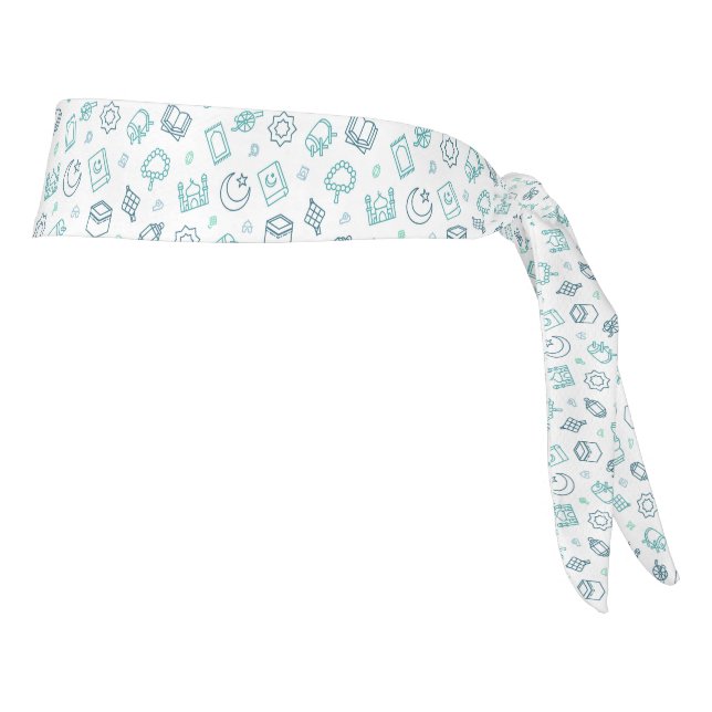 Ramadan Doodles Hair Tie Headband (Rotate 90)
