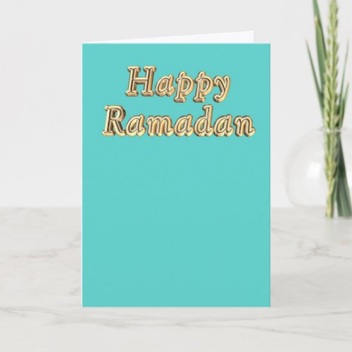 Ramadan Eid Mubarak Muslim Islamic Card