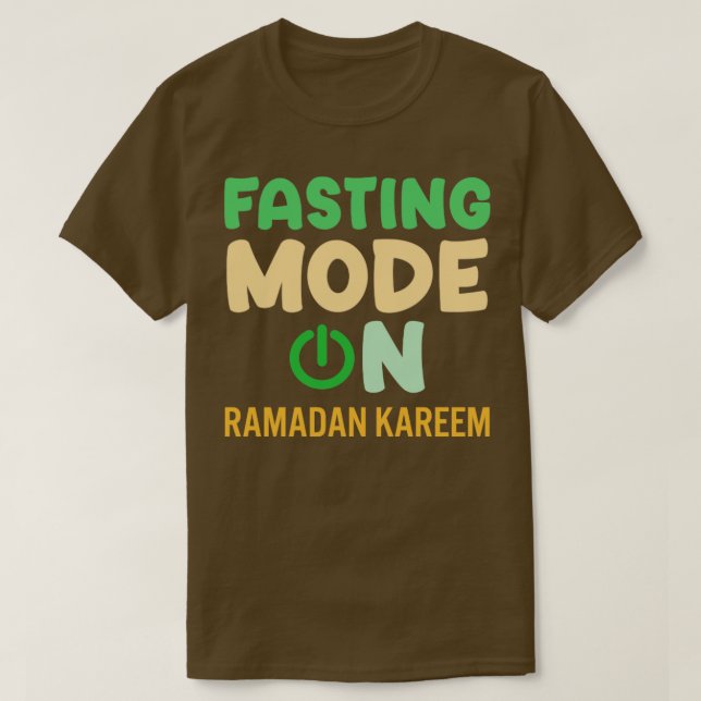 Ramadan Fasting Fashion On Happy Ramadan Muslims H T-Shirt (Design Front)