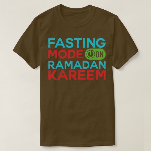 Ramadan Fasting Fashion On Happy Ramadan Muslims H T-Shirt (Design Front)