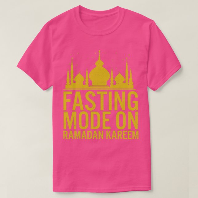 Ramadan Fasting Fashion On Happy Ramadan Muslims H T-Shirt (Design Front)