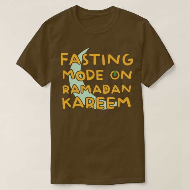 Ramadan Fasting Fashion On Happy Ramadan Muslims H T-Shirt (Design Front)
