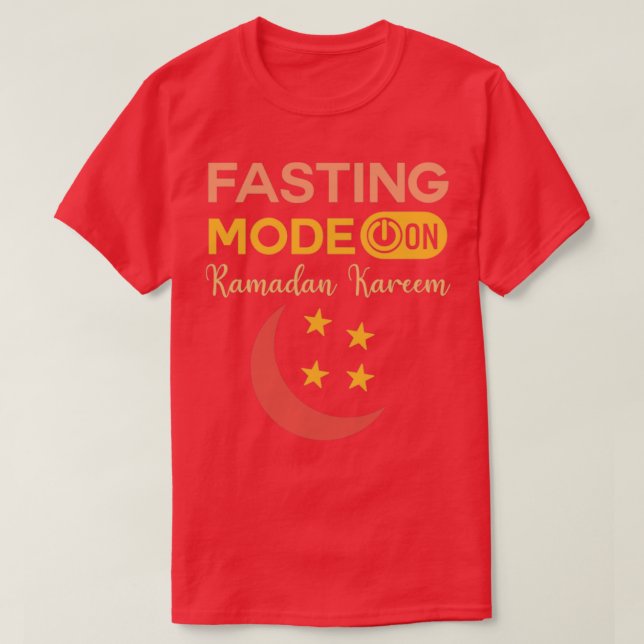 Ramadan Fasting Fashion On Happy Ramadan Muslims H T-Shirt (Design Front)