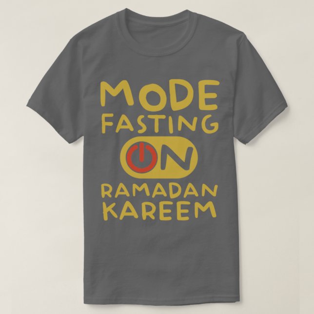 Ramadan Fasting Fashion On Happy Ramadan Muslims H T-Shirt (Design Front)