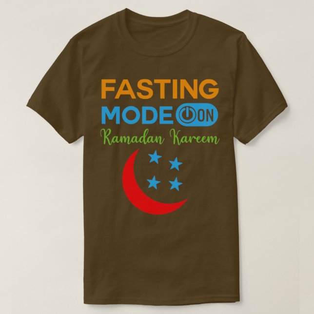 Ramadan Fasting Fashion On Happy Ramadan Muslims H T-Shirt (Design Front)