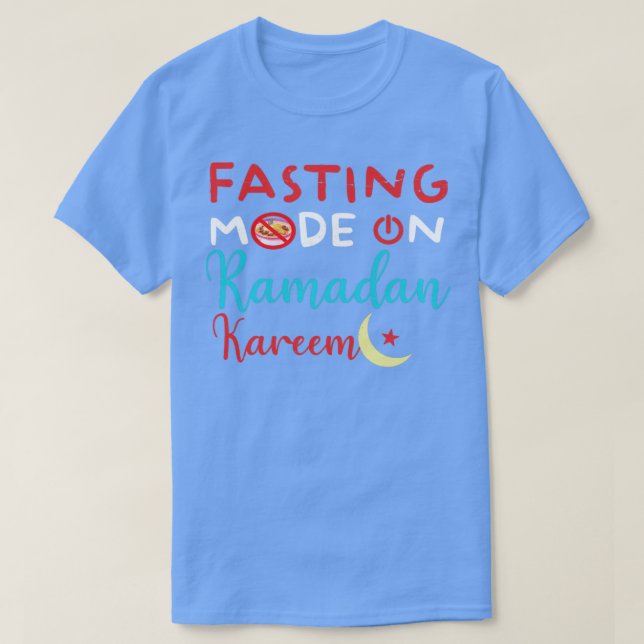 Ramadan Fasting Fashion On Happy Ramadan Muslims H T-Shirt (Design Front)