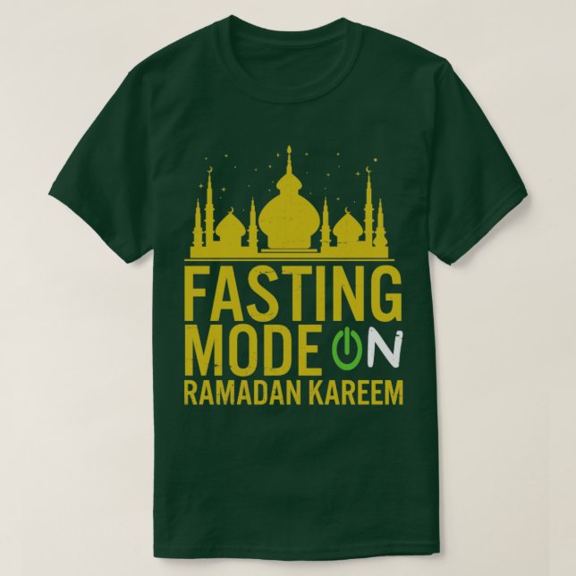 Ramadan Fasting Fashion On Happy Ramadan Muslims H T-Shirt (Design Front)