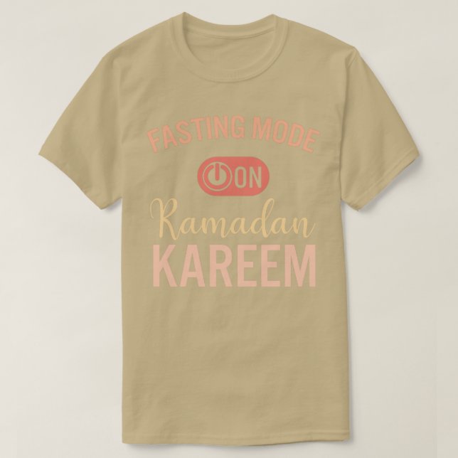 Ramadan Fasting Fashion On Happy Ramadan Muslims H T-Shirt (Design Front)
