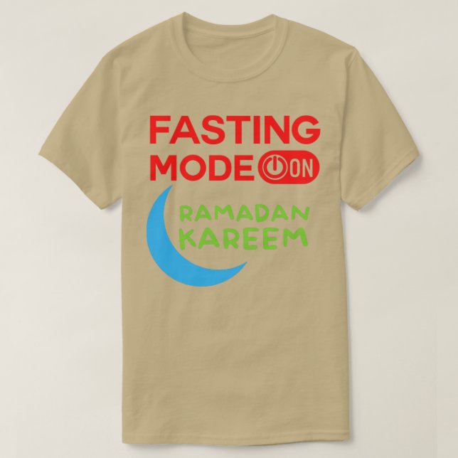 Ramadan Fasting Fashion On Happy Ramadan Muslims H T-Shirt (Design Front)