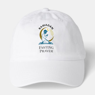 Ramadan Fasting Prayer Man Islamic Vector Graphic Hat