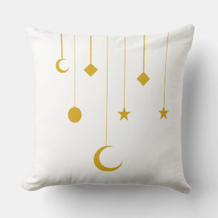 Ramadan Golden Hanging Ornaments Pillow
