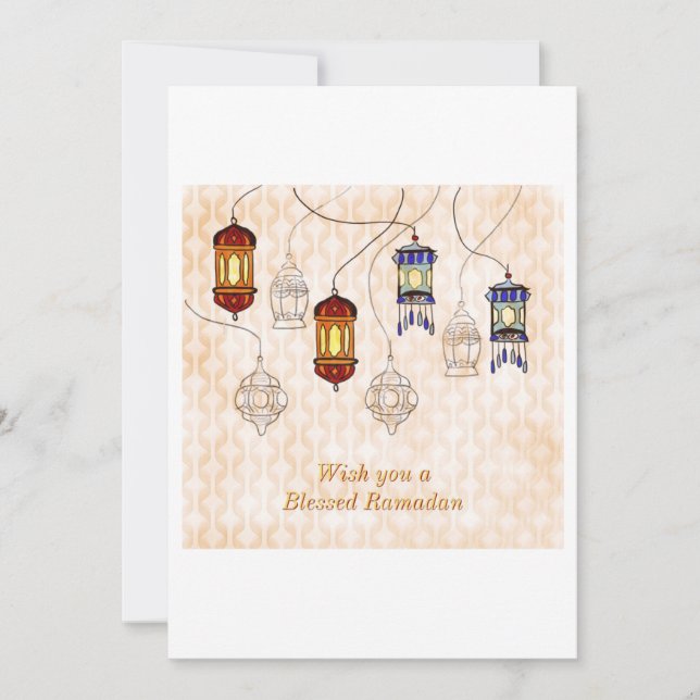 Ramadan greeting card (Front)