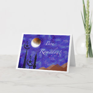 Ramadan Greeting Card in French